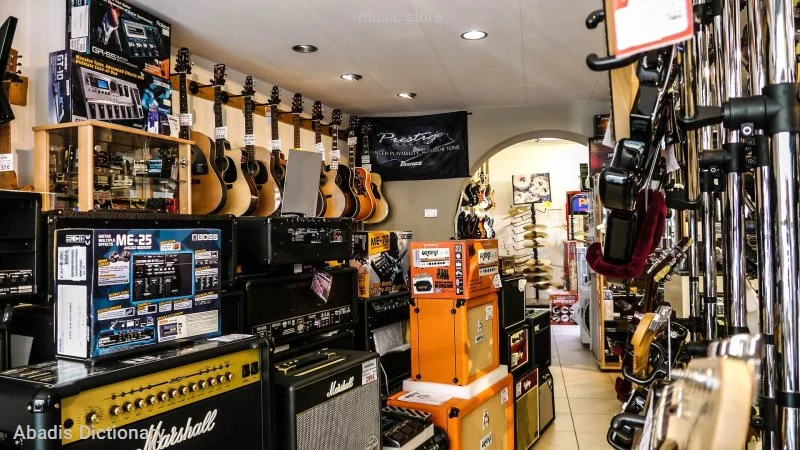 music store